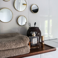 Mini miroir doré