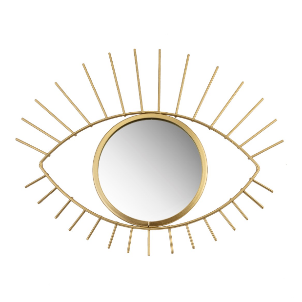 Miroir oeil doré